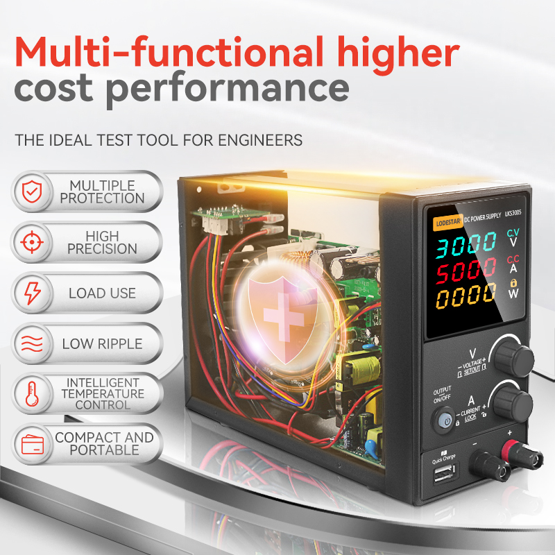 LODESTAR 30V 5A/10A DC Regulat - огляд і ціна High Precision Dc Power Supply 30V 10A