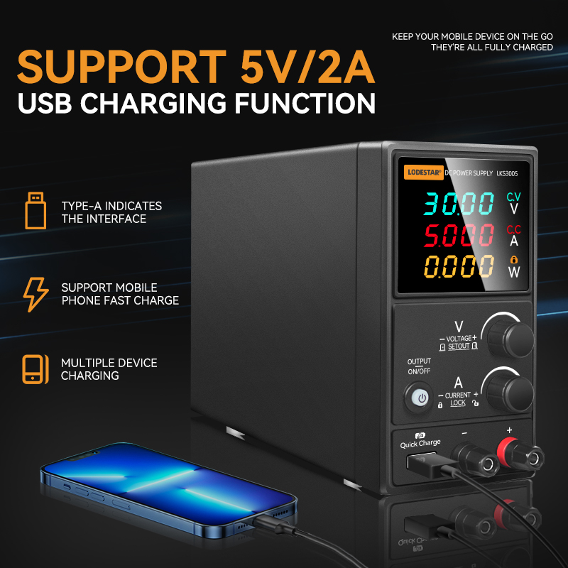 LODESTAR 30V 5A/10A DC Regulat - огляд і ціна High Precision Dc Power Supply 30V 10A