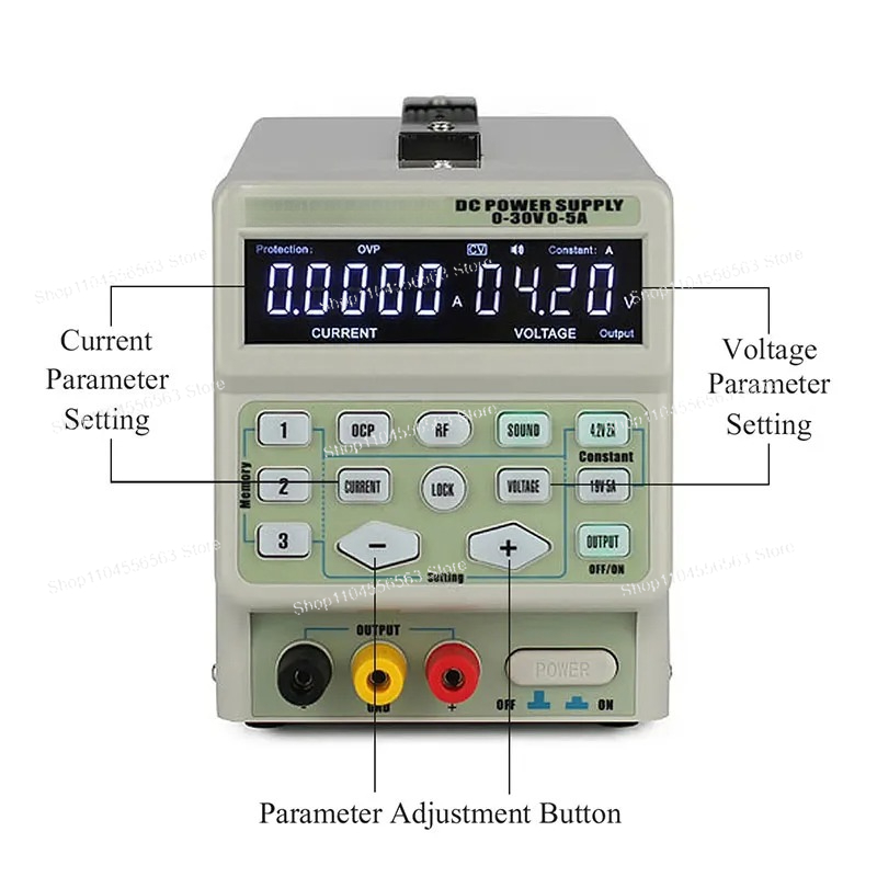3005D High Precision Digital A - огляд і ціна High Precision Dc Power Supply 30V 10A