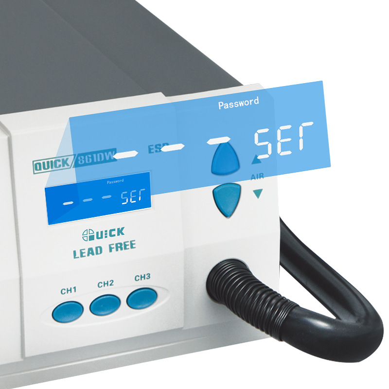 High-Power Electronic QUICK 86 - огляд і ціна Hot Air Rework Station 861Dw