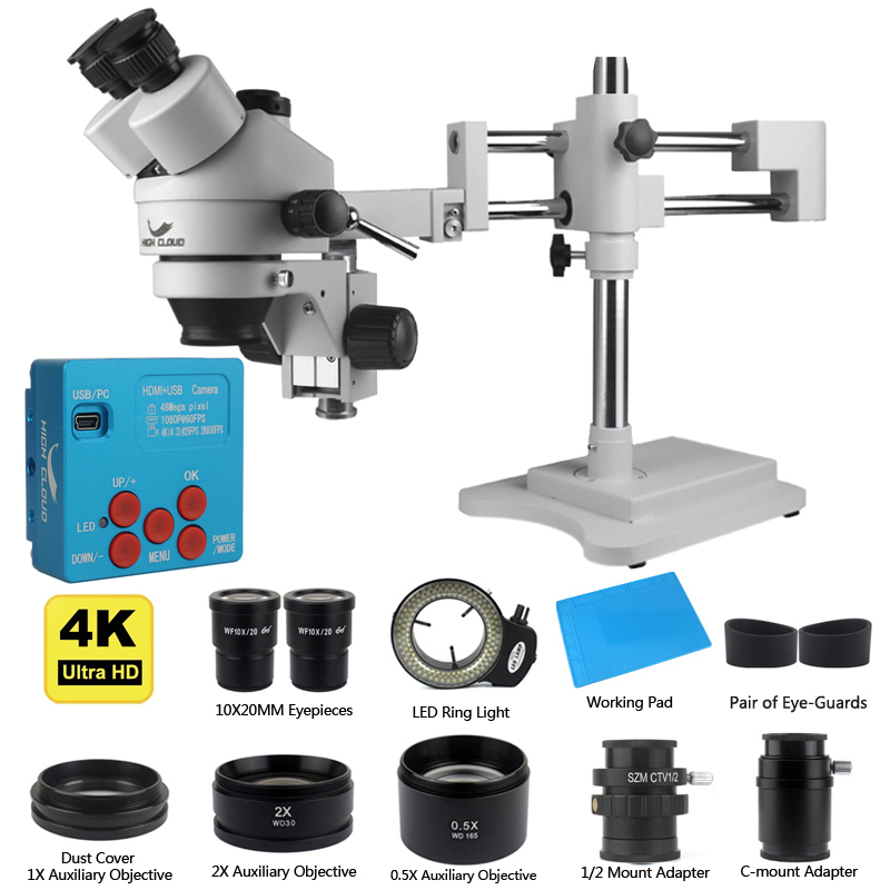 48MP HDMI USB Industrial Camer - огляд і ціна Simul-Focal Industrial Microscope 4K Hdmi