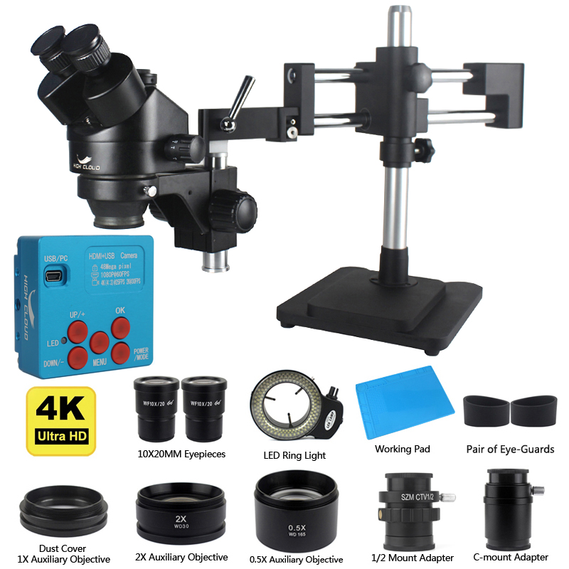 48MP HDMI USB Industrial Camer - огляд і ціна Simul-Focal Industrial Microscope 4K Hdmi
