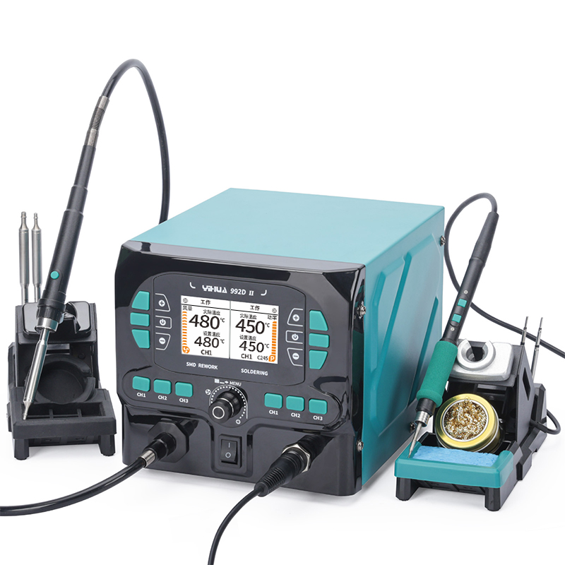 YIHUA 992D-II 2 In 1 LCD Displ - огляд і ціна C210 Precision Soldering Station