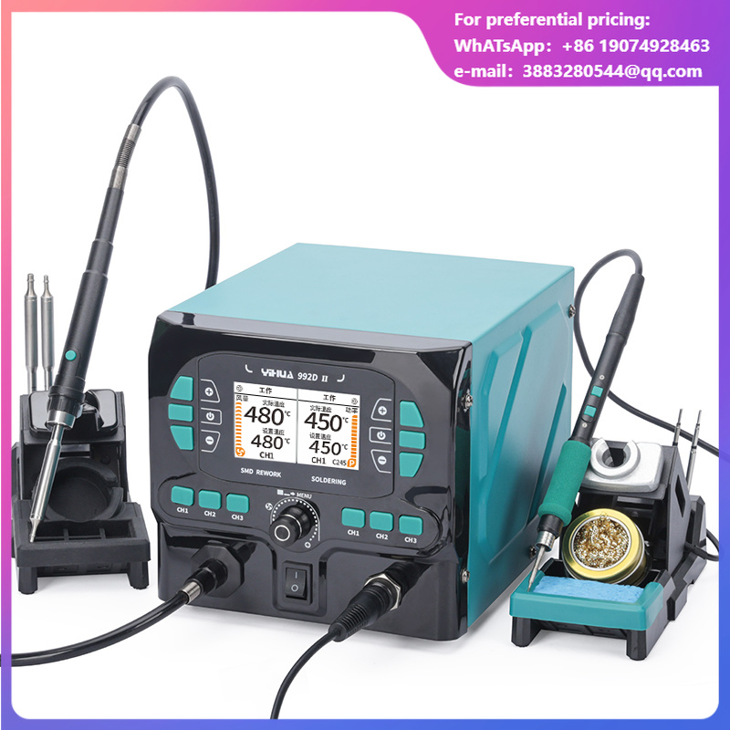 YIHUA 992D-II 2 In 1 LCD Displ - огляд і ціна C210 Precision Soldering Station