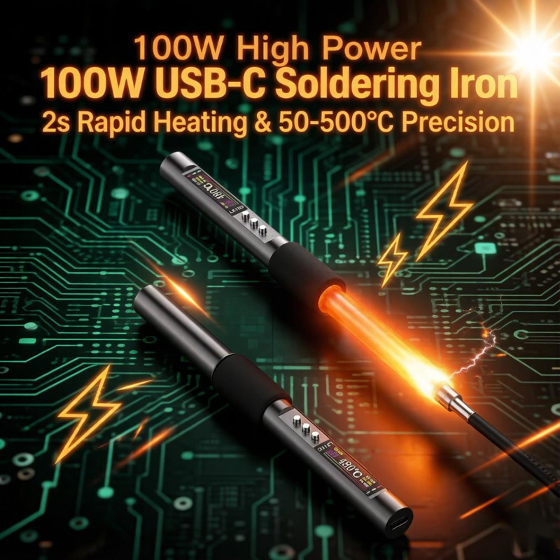 100W Soldering Iron 2s Instant - огляд і ціна C210 Precision Soldering Station