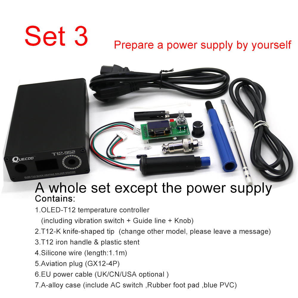 T12 STC-OLED soldering Station - огляд і ціна T12 Soldering Station Oled
