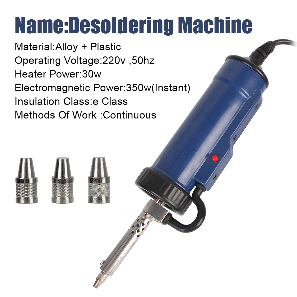 Remove Pump with 3 Suction Noz - огляд і ціна Desoldering Pump Electric Vacuum Station